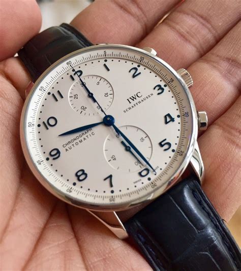 [PENDING] IWC Portugese 3714 White Dial / Blue hands